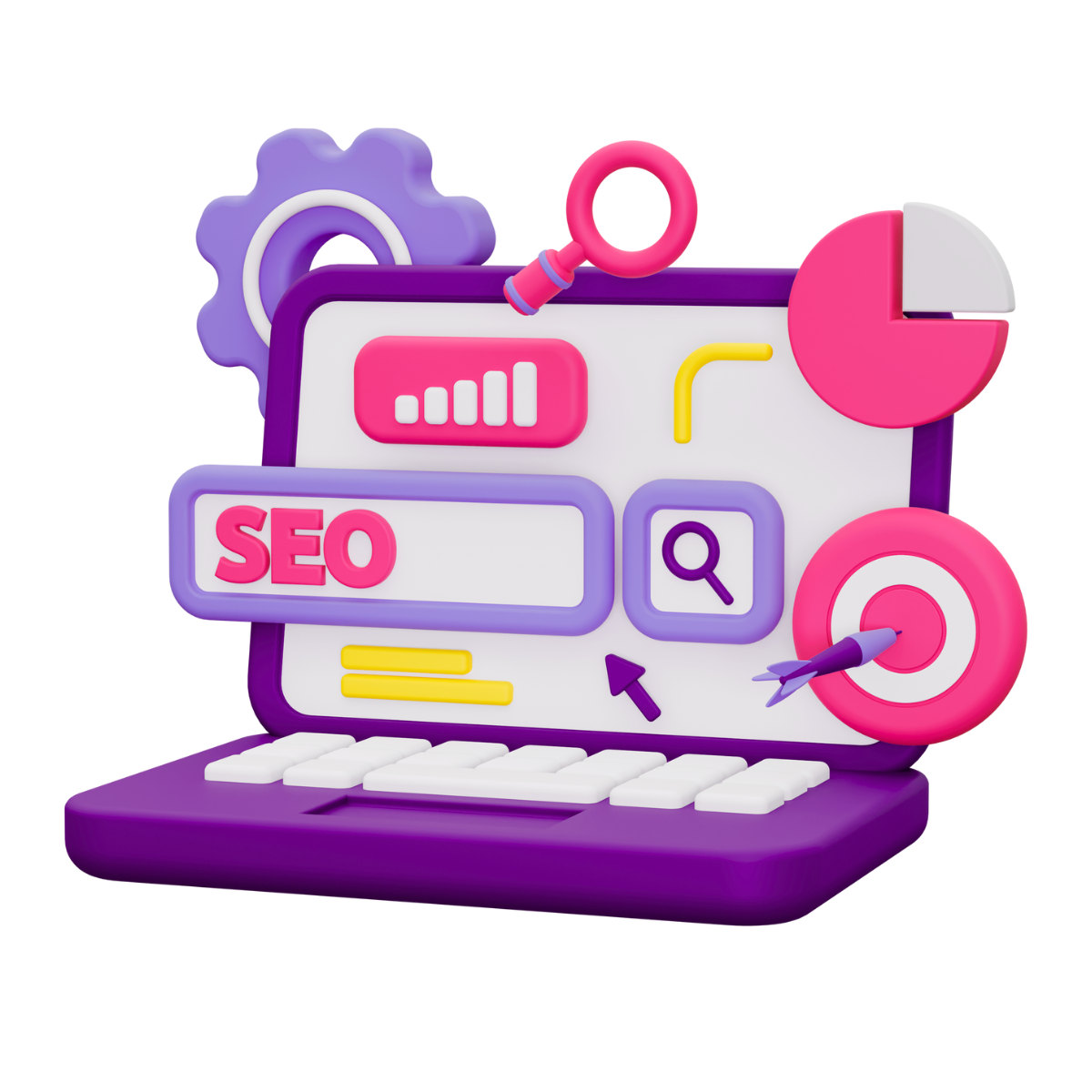 Illustration SEO référencement naturel Illustration SEO référencement naturel