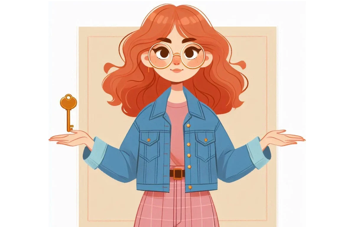 Femme rousse illustration femme rousse pour la formaiton