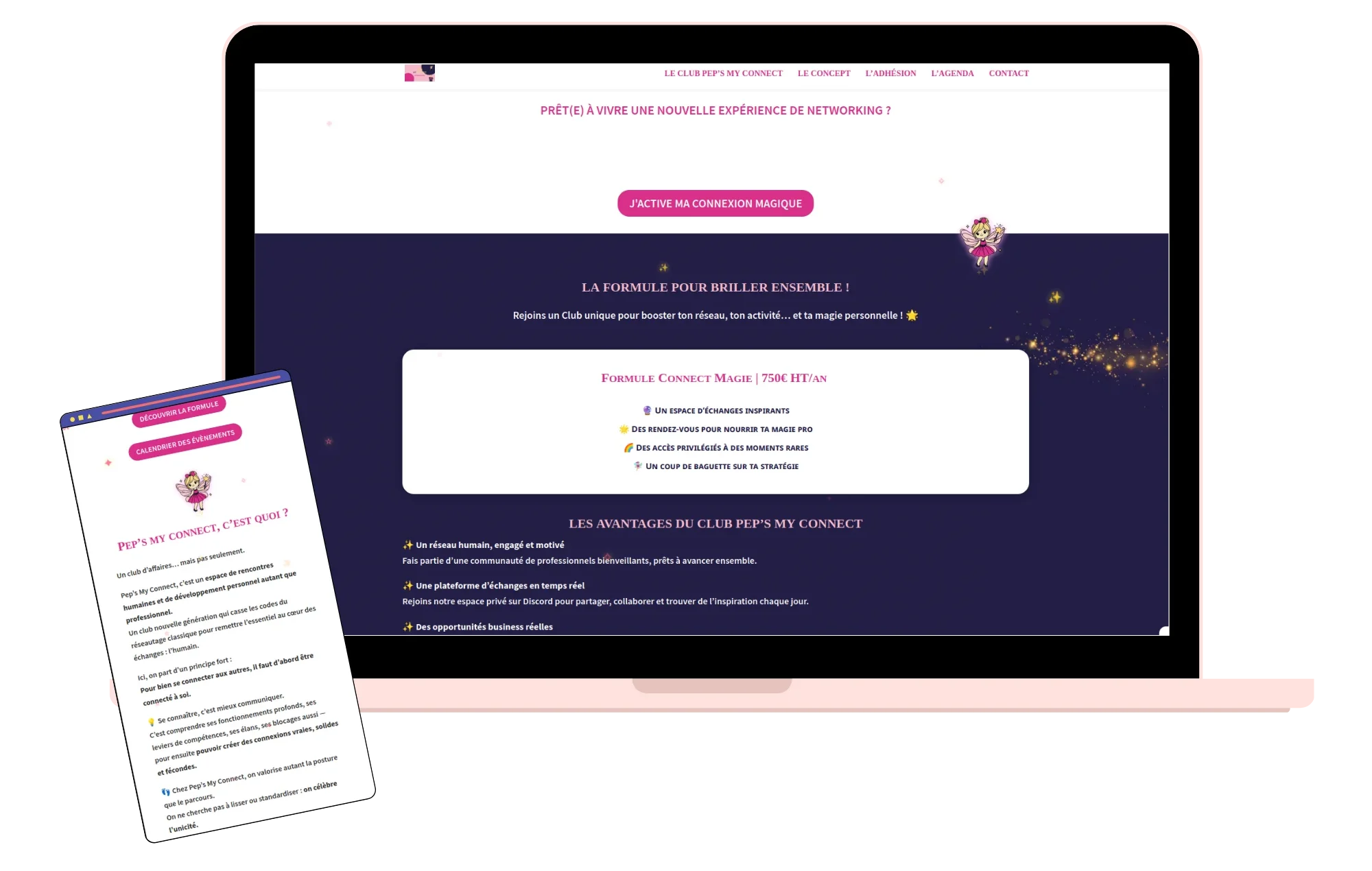Site du club Pep's My Connect