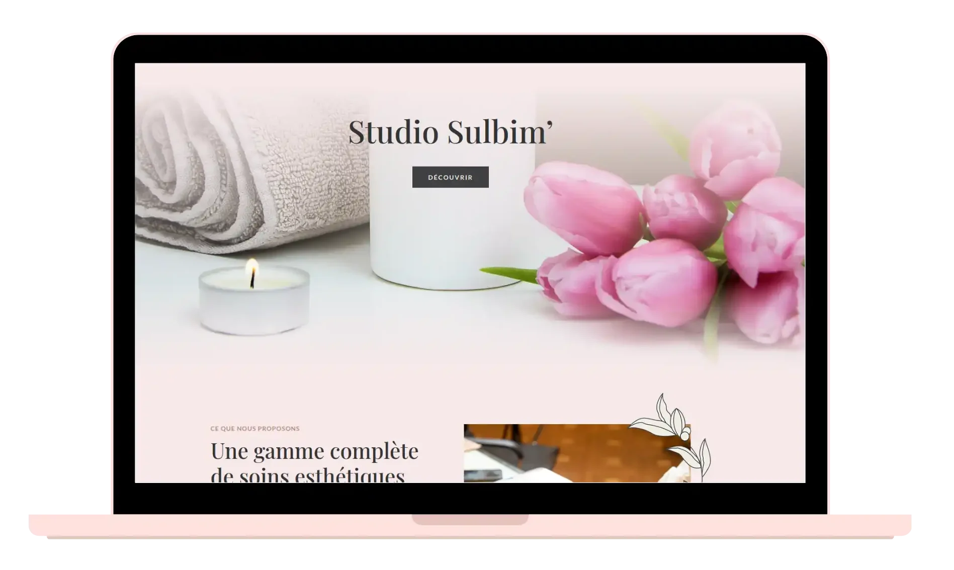 Studio Sublim Template studio sulbim, modèle esthetique